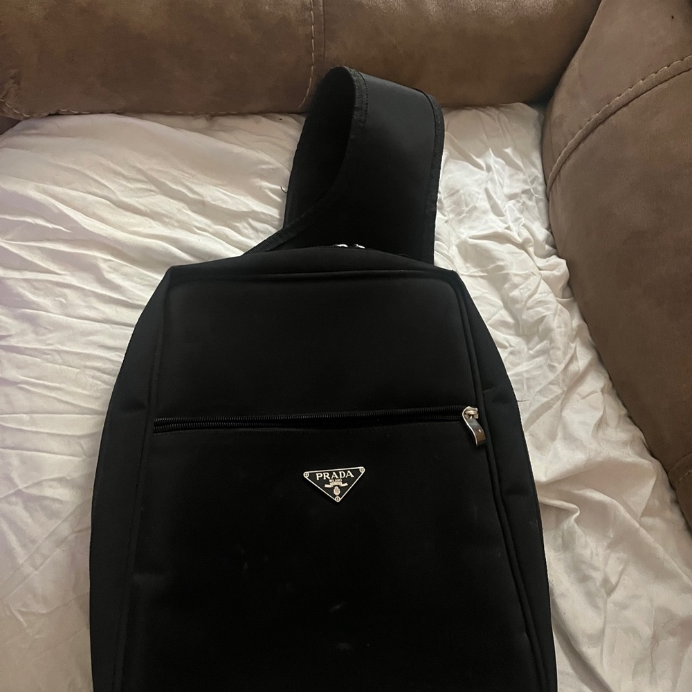 Prada Black Men's Belt Bag